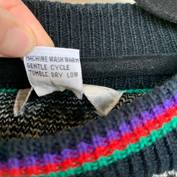 Objectives Vintage Snowflake Sweater Size XL - Picture 3 of 5